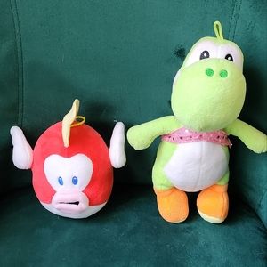 Super Mario Plush Yoshi and Cheep